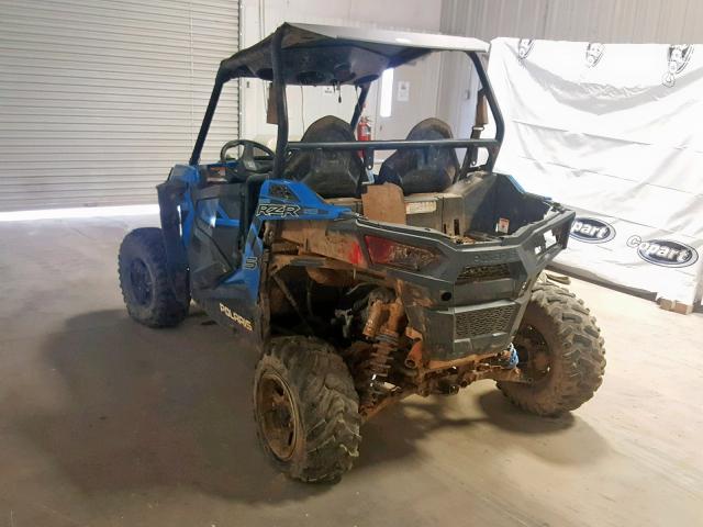 4XAVBE879HB679255 - 2017 POLARIS RZR S 900 BLUE photo 3