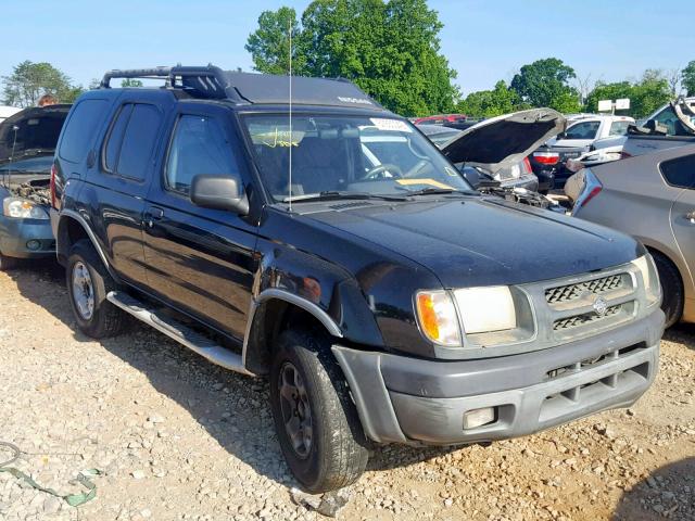 5N1ED28T0YC523772 - 2000 NISSAN XTERRA XE BLACK photo 1