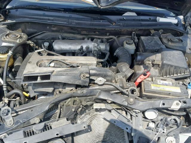 KNAFB121435292353 - 2003 KIA SPECTRA BA BLACK photo 7