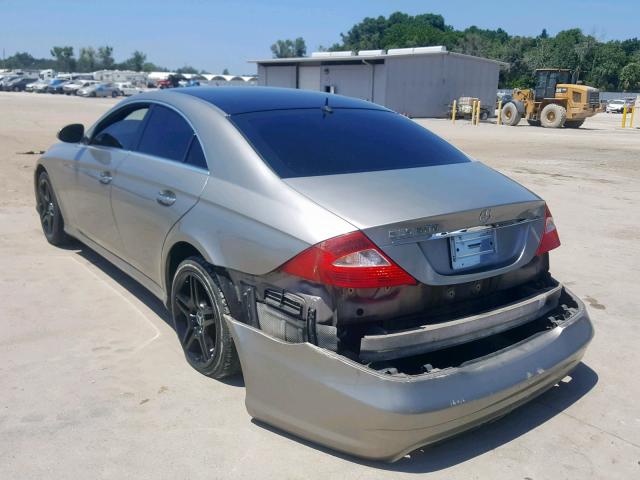 WDDDJ75X16A013801 - 2006 MERCEDES-BENZ CLS 500C SILVER photo 3