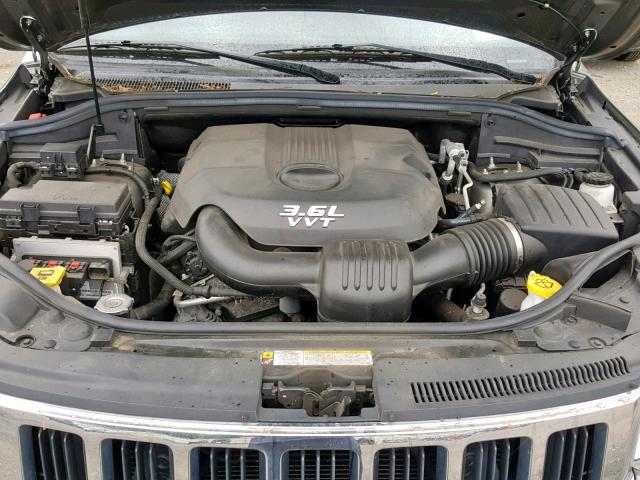 1C4RJFAG4CC166253 - 2012 JEEP GRAND CHER GRAY photo 7