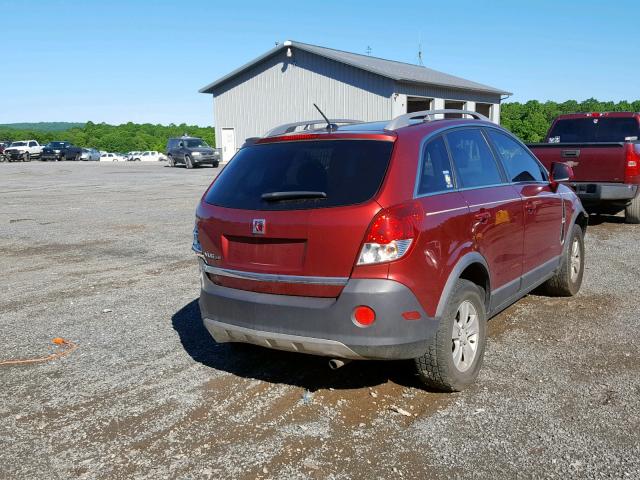 3GSCL33P98S637587 - 2008 SATURN VUE XE MAROON photo 4