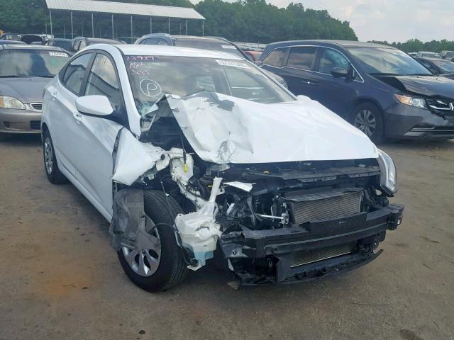 KMHCT4AE4GU070380 - 2016 HYUNDAI ACCENT SE WHITE photo 1