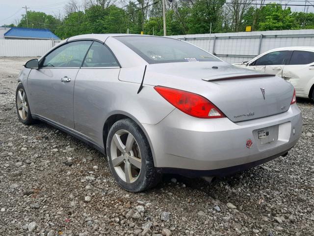 1G2ZH361974277755 - 2007 PONTIAC G6 GT SILVER photo 3