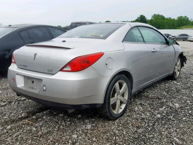 1G2ZH361974277755 - 2007 PONTIAC G6 GT SILVER photo 4