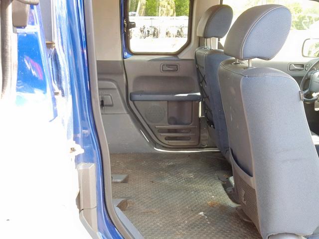 5J6YH276X5L019611 - 2005 HONDA ELEMENT EX BLUE photo 6