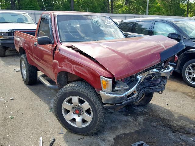 JT4RN01P8M7050517 - 1991 TOYOTA PICKUP 1/2 MAROON photo 1