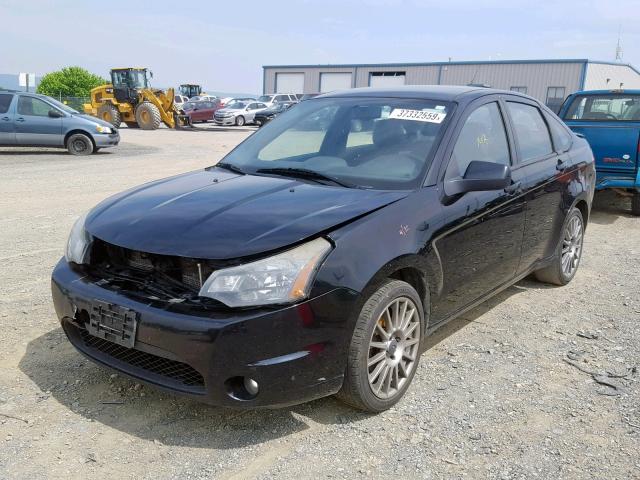 1FAHP3GN3BW100004 - 2011 FORD FOCUS SES BLACK photo 2