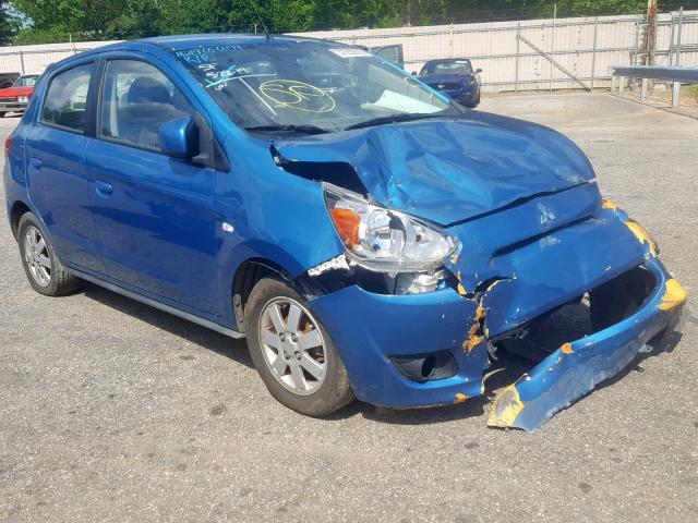 ML32A3HJXEH003861 - 2014 MITSUBISHI MIRAGE DE BLUE photo 1