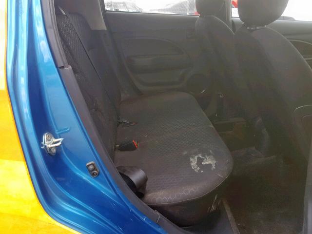 ML32A3HJXEH003861 - 2014 MITSUBISHI MIRAGE DE BLUE photo 6