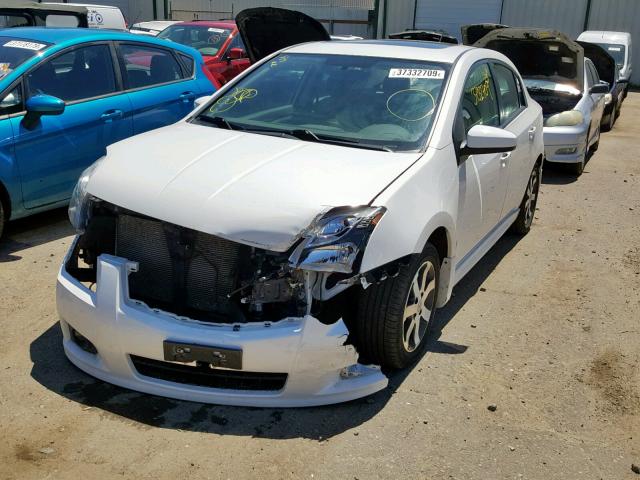 3N1AB6AP3BL716882 - 2011 NISSAN SENTRA 2.0 WHITE photo 2