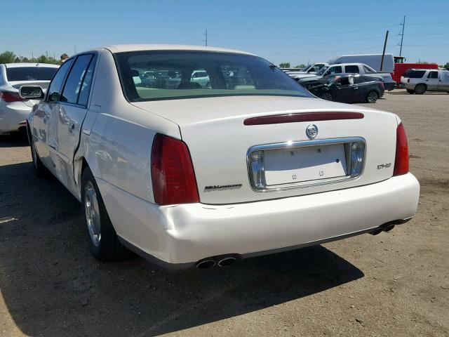 1G6KE57Y82U167546 - 2002 CADILLAC DEVILLE DH WHITE photo 3