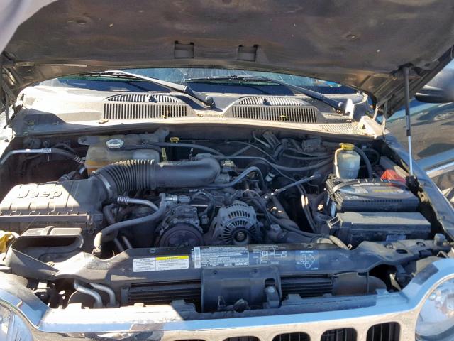 1J4GL58K35W654773 - 2005 JEEP LIBERTY LI GREEN photo 7