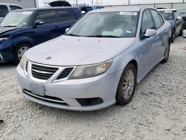 YS3FB49Y881131017 - 2008 SAAB 9-3 2.0T GRAY photo 2