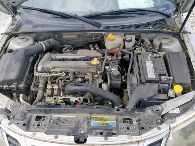 YS3FB49Y881131017 - 2008 SAAB 9-3 2.0T GRAY photo 7