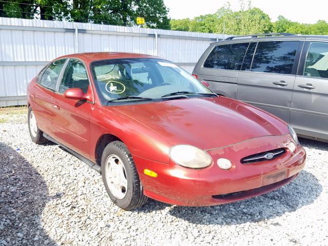 1FAFP52U0WG116677 - 1998 FORD TAURUS LX BURGUNDY photo 1