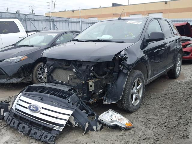 2FMDK3JC8ABB66610 - 2010 FORD EDGE SEL BLACK photo 2