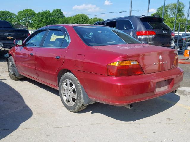 19UUA5659XA013947 - 1999 ACURA 3.2TL RED photo 3