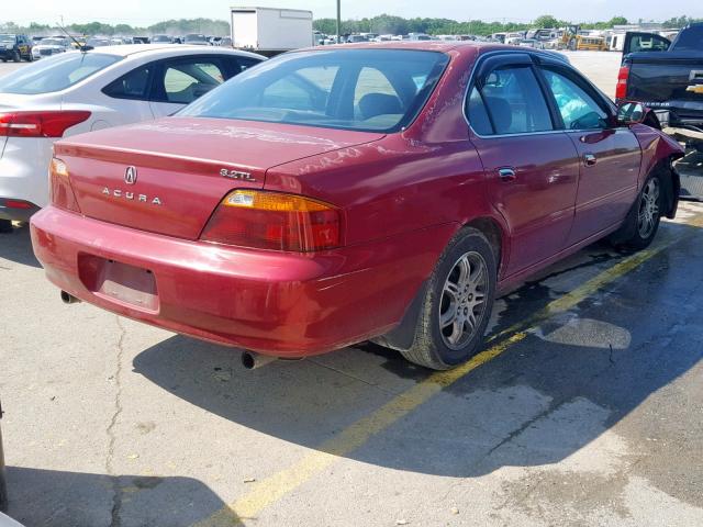 19UUA5659XA013947 - 1999 ACURA 3.2TL RED photo 4