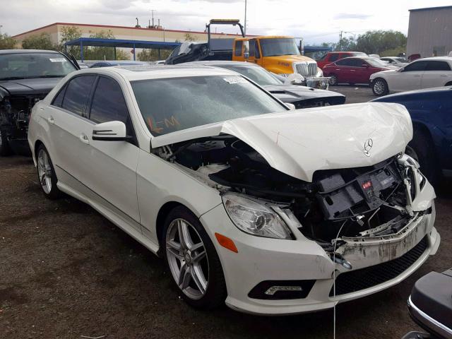 WDDHF5GB8BA452156 - 2011 MERCEDES-BENZ E 350 WHITE photo 1