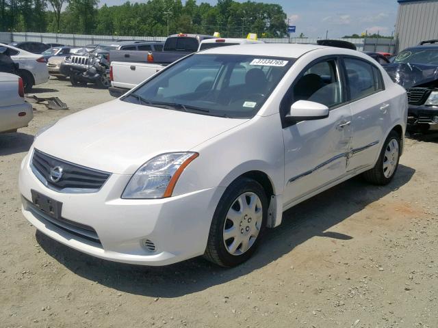 3N1AB6AP4AL653970 - 2010 NISSAN SENTRA 2.0 WHITE photo 2