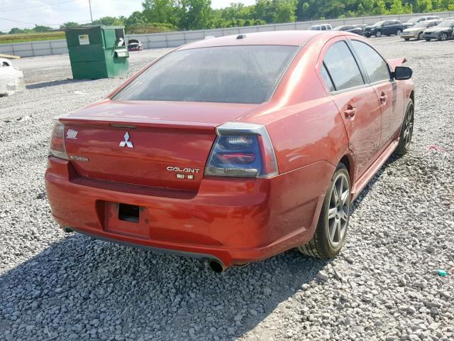 4A3AB76T88E020016 - 2008 MITSUBISHI GALANT RAL RED photo 4