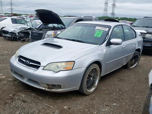 4S3BL676464216559 - 2006 SUBARU LEGACY GT SILVER photo 2