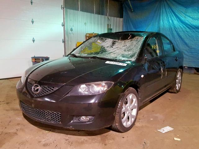 JM1BK32F481181891 - 2008 MAZDA 3 I BLACK photo 2