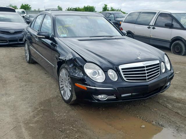 WDBUF56X58B348375 - 2008 MERCEDES-BENZ E 350 BLACK photo 1