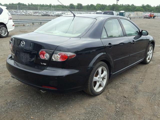 1YVHP80D075M00485 - 2007 MAZDA 6 S BLACK photo 4