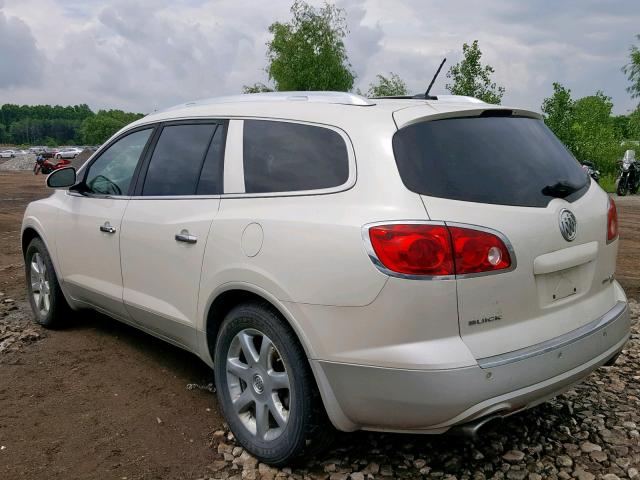 5GAEV23708J247554 - 2008 BUICK ENCLAVE CX WHITE photo 3