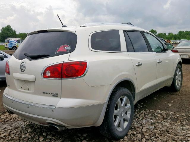 5GAEV23708J247554 - 2008 BUICK ENCLAVE CX WHITE photo 4