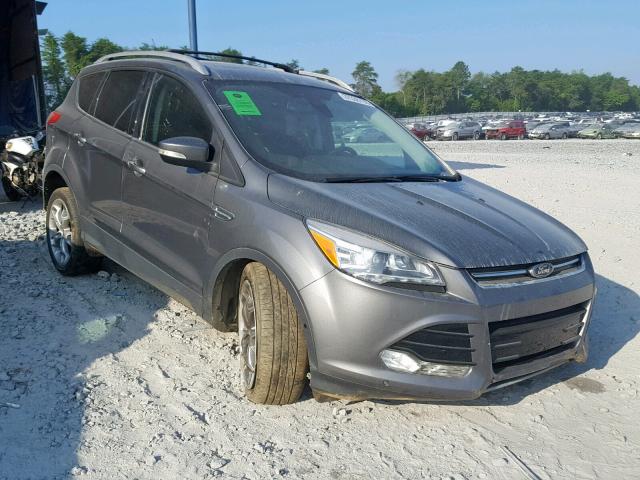 1FMCU0J98EUB68754 - 2014 FORD ESCAPE TIT GRAY photo 1