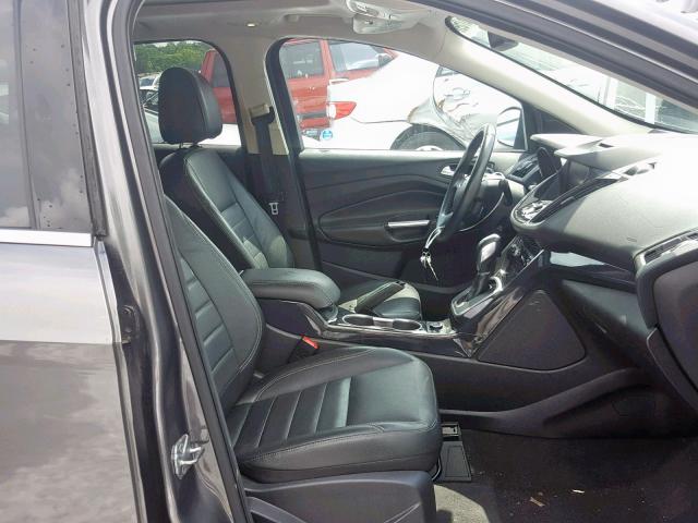 1FMCU0J98EUB68754 - 2014 FORD ESCAPE TIT GRAY photo 5