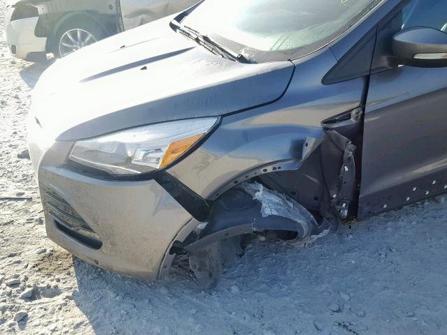 1FMCU0J98EUB68754 - 2014 FORD ESCAPE TIT GRAY photo 9