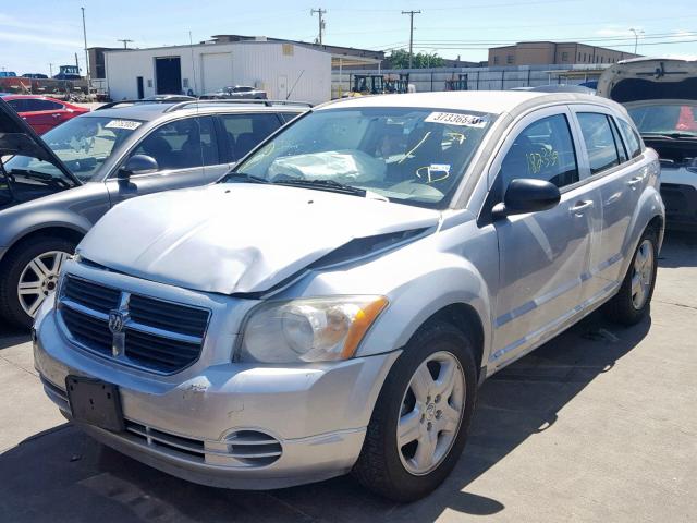 1B3HB48A59D207170 - 2009 DODGE CALIBER SX SILVER photo 2