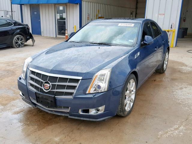 1G6DT57V090160936 - 2009 CADILLAC CTS HI FEA BLUE photo 2