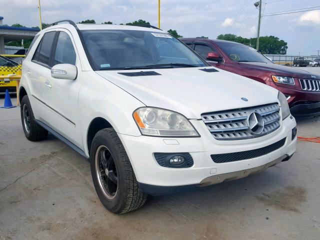 4JGBB22EX8A305899 - 2008 MERCEDES-BENZ ML 320 CDI WHITE photo 1