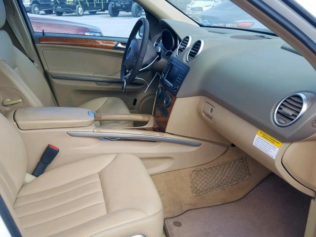 4JGBB22EX8A305899 - 2008 MERCEDES-BENZ ML 320 CDI WHITE photo 5