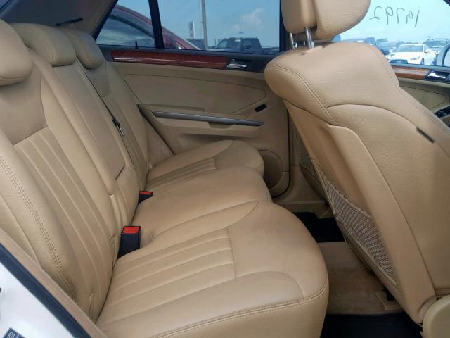 4JGBB22EX8A305899 - 2008 MERCEDES-BENZ ML 320 CDI WHITE photo 6