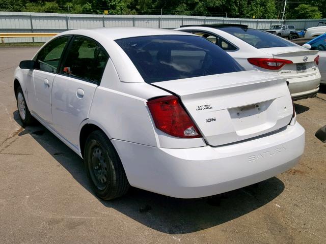 1G8AJ55FX7Z142500 - 2007 SATURN ION LEVEL WHITE photo 3