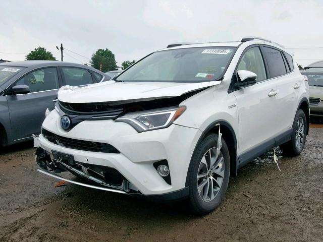 JTMRJREV6GD022925 - 2016 TOYOTA RAV4 HV XL WHITE photo 2