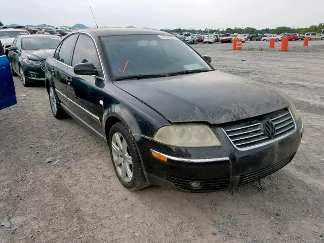 WVWPD63B12P452603 - 2002 VOLKSWAGEN PASSAT GLS BLACK photo 1