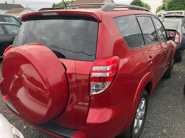 2T3DK4DV7AW036340 - 2010 TOYOTA RAV4 LIMIT RED photo 4