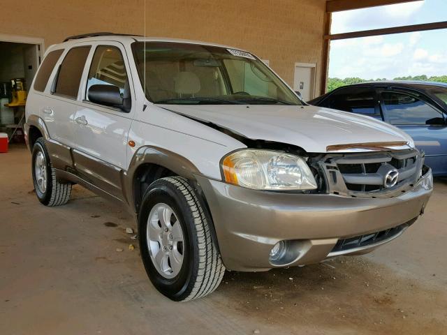 4F2YZ04144KM15280 - 2004 MAZDA TRIBUTE LX WHITE photo 1