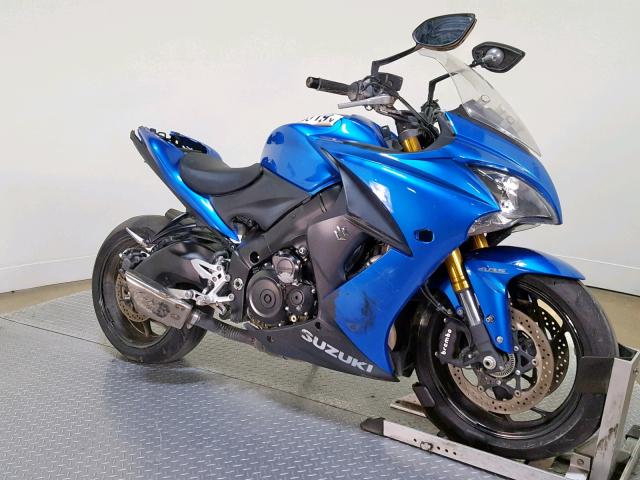 JS1GT7CA0G2100319 - 2016 SUZUKI GSX-S1000F BLUE photo 2