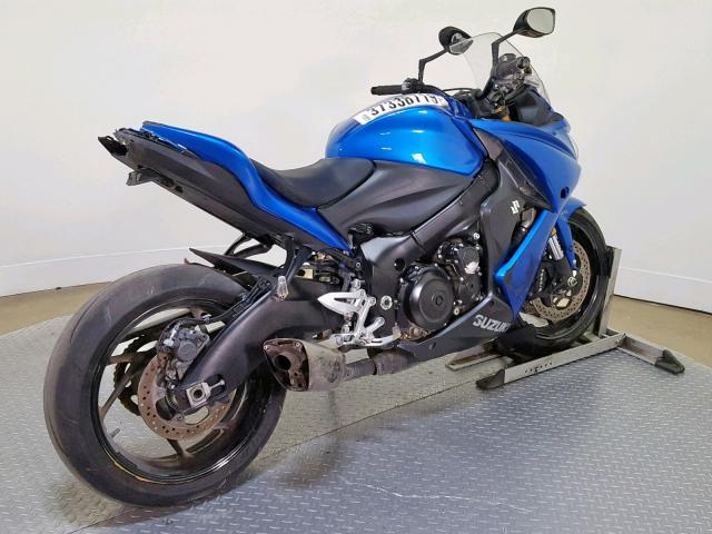 JS1GT7CA0G2100319 - 2016 SUZUKI GSX-S1000F BLUE photo 8