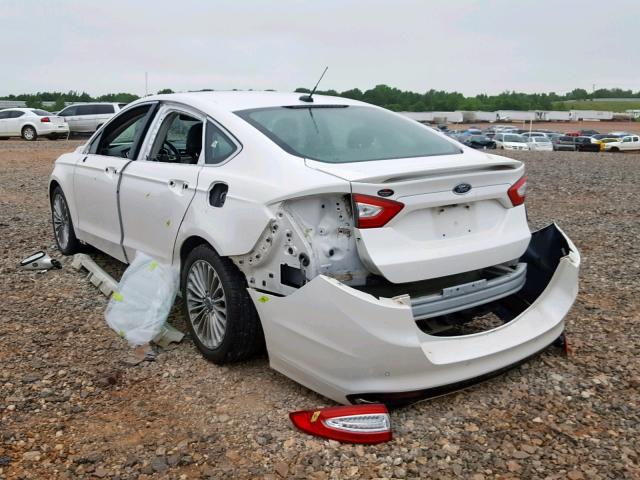 3FA6P0K98DR350683 - 2013 FORD FUSION TIT WHITE photo 3