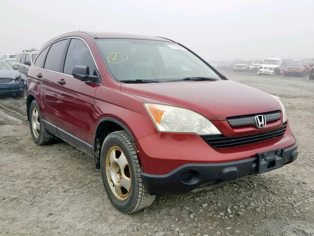 5J6RE38317L800947 - 2007 HONDA CR-V LX RED photo 1