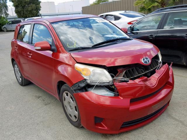 JTKKU104X8J025136 - 2008 TOYOTA SCION XD RED photo 1